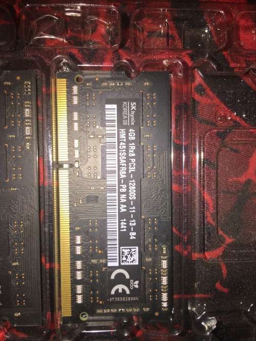 Two 4GB (8GB Total) SO-Dimm Memory Modules from 2012 iMac