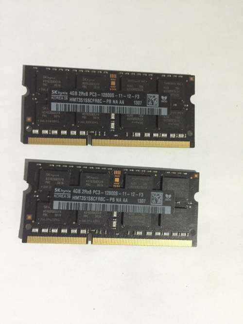 Two 4GB (8GB Total) SO-Dimm Memory Modules from Apple iMac