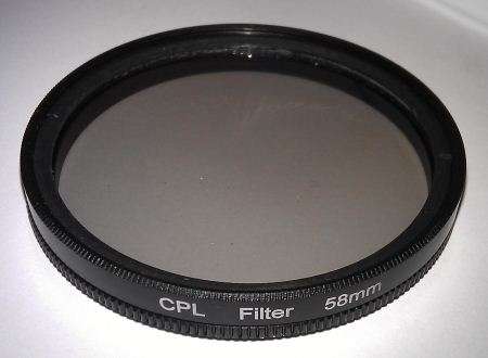 CPL Filter 58mm - Local SA stock!