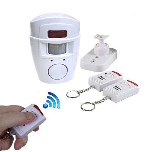Get your 105 dB Infrared Ray Remote Control Mini Alarm with 2 Remote Controls