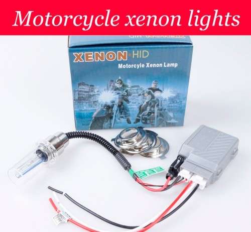 8000k H6 35W Motorcycle HID Headlight Kits Xenon High Low Beam Light Bulb DC12V
