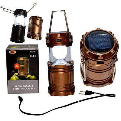 BULK/NEW SOLAR  Led rechargeable lantern with hidden fan and USB Charging
