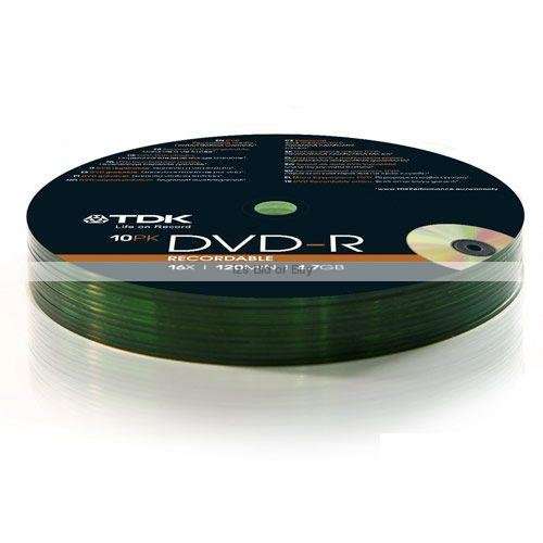 TDK DVD-R 10 Pack ***NO RESERVE***
