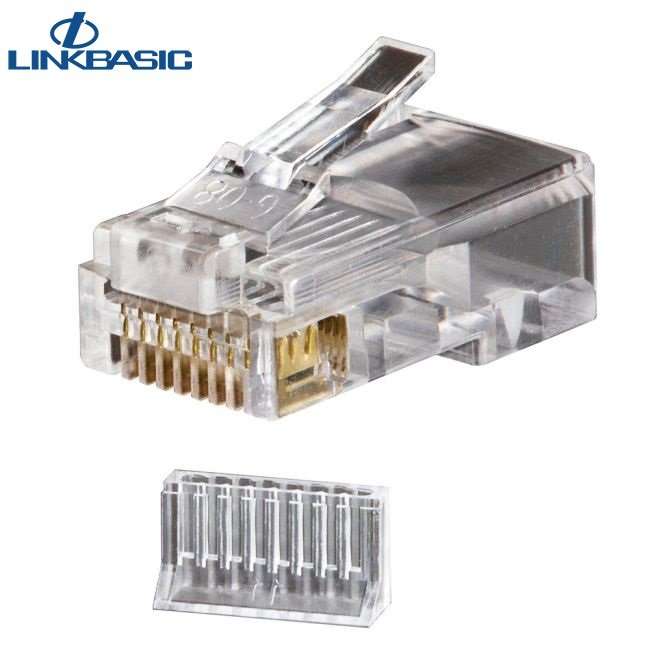 Linkbasic RJ45 Cat6 Crimp Connector With Linear Bar