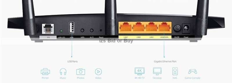 TP-Link AC1200 Wireless VDSL/ADSL Modem Router *** Fibre Compatible ***