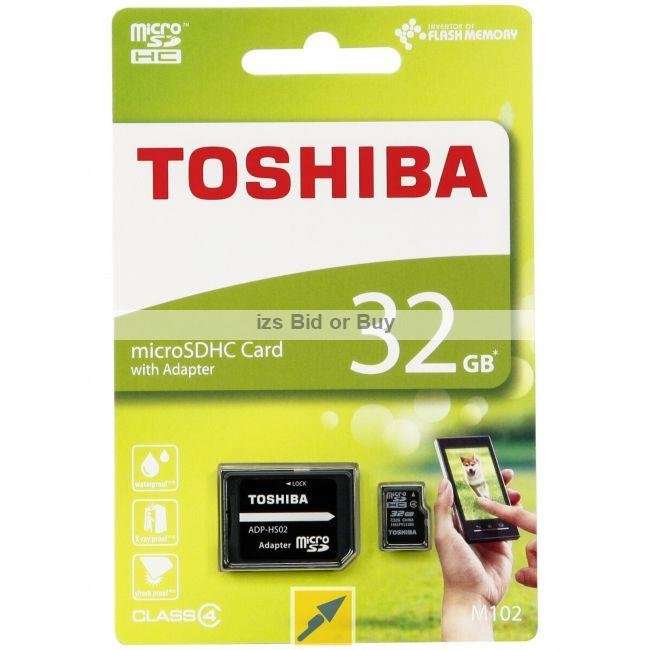 Toshiba 32GB microSDHC Memory Card with Adapter ***WOW***