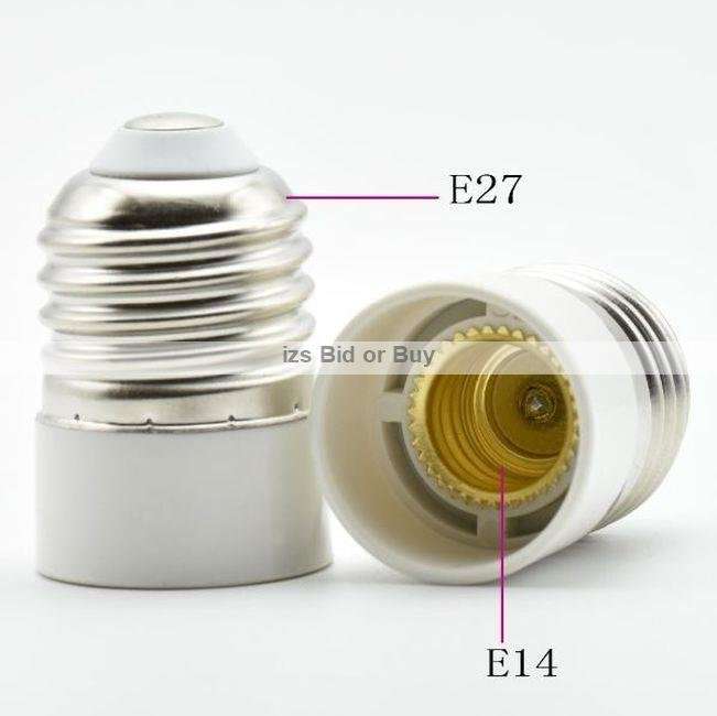 E27 Screw Type to E14 Mini Screw Type Bulb Converter