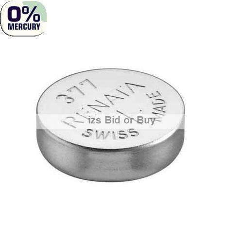 Renata 377 SR626SW Silver 1.55V Battery *** Swiss Made Battery ***