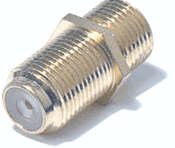 Barrell F - F Back to Back Connector - Cable Joiner 2 Pack
