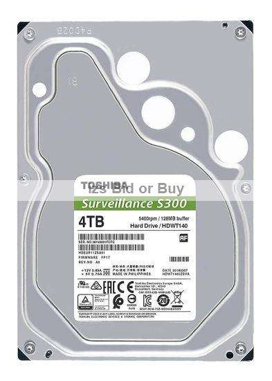 Toshiba 4TB 3.5` Surveillance Hard Drive