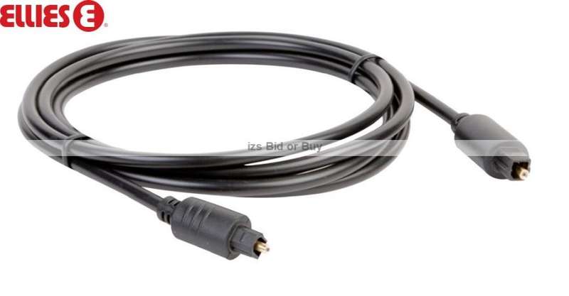 Ellies Toslink Optical Cable High Performance 1.5 Meter