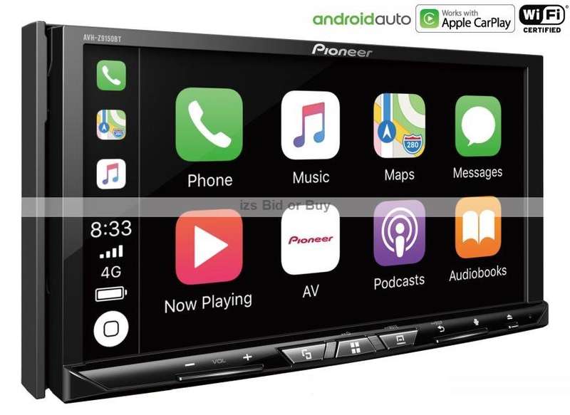 Pioneer AVH-Z9150BT 7" In-Dash Double-Din DVD Receiver ***Apple CarPlay & Android Auto***