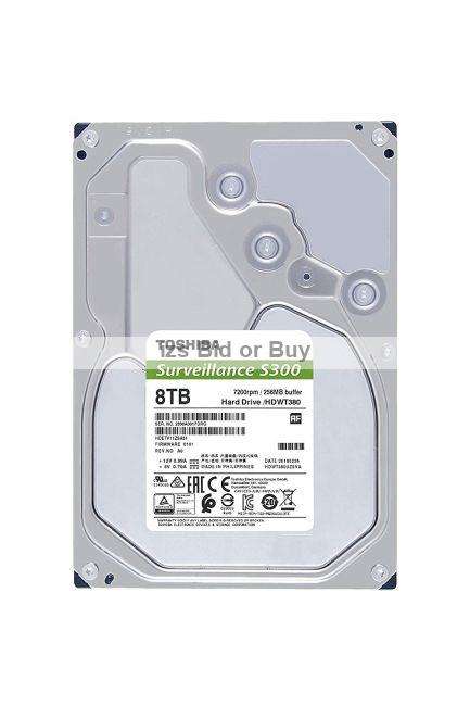 Toshiba 8TB 3.5` Surveillance Hard Drive
