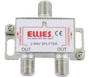 Ellies 2 WAY SPLITTER (Power Pass on 2 Outputs)