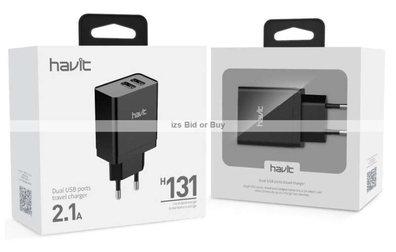 Havit Dual Port 2.1A USB Wall Charger
