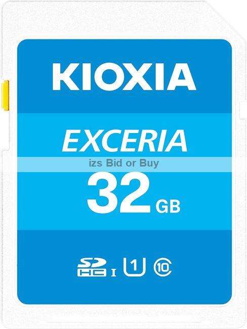 Kioxia Exceria 32GB SDHC Memory Card UHS-I U1 Class 10 100MB/s ***WOW***