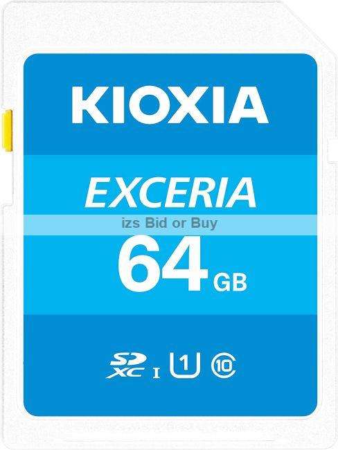 Kioxia Exceria 64GB SDXC Memory Card UHS-I U1 Class 10 100MB/s ***WOW***