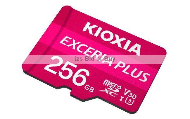 Kioxia Exceria Plus 256GB microSDXC Memory Card UHS-I U3 Class 10 V30 4K