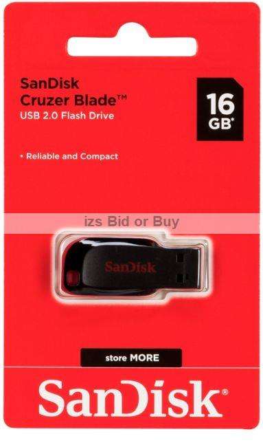 SanDisk Cruzer Blade 16GB Memory Stick