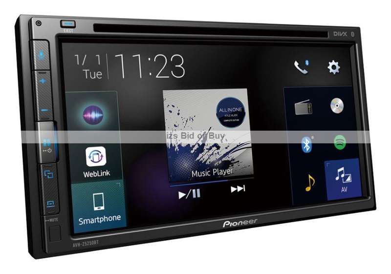 Pioneer AVH-Z5250BT 6.8` In-Dash Double-Din DVD Receiver *** Apple CarPlay + Android Auto***