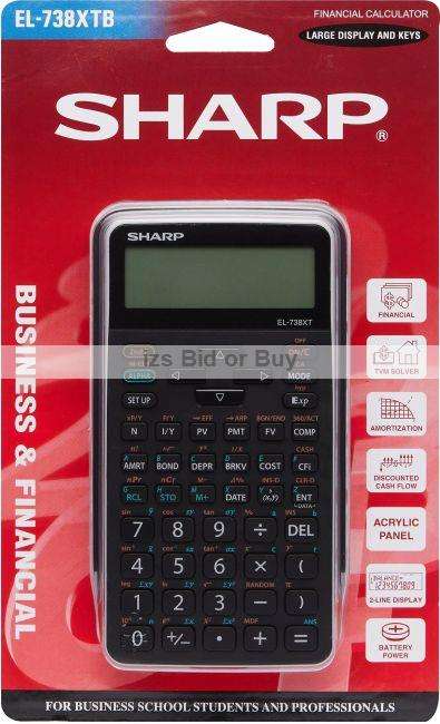 Sharp Business/Financial Calculator EL-738XT