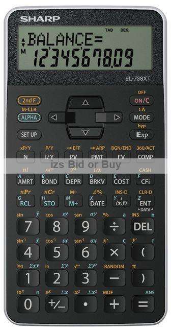 Sharp Business/Financial Calculator EL-738XT