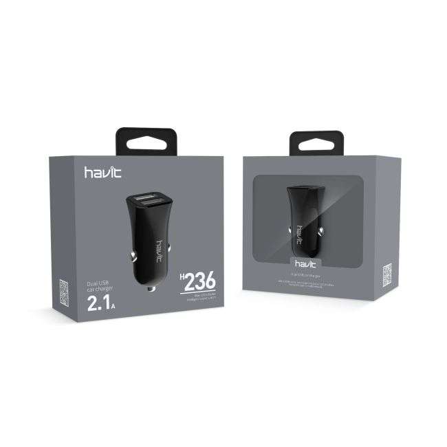 Havit Dual USB Car Charger 2.1Amp  ***NO RESERVE***