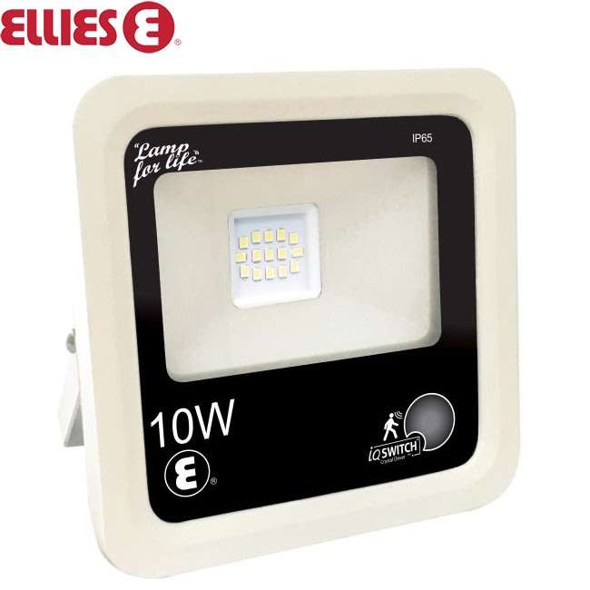 Ellies 10W LED Automatic Day / Night and Motion Sensing Flood Lamp