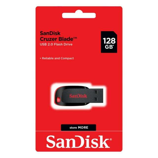 SanDisk Cruzer Blade 128GB Memory Stick