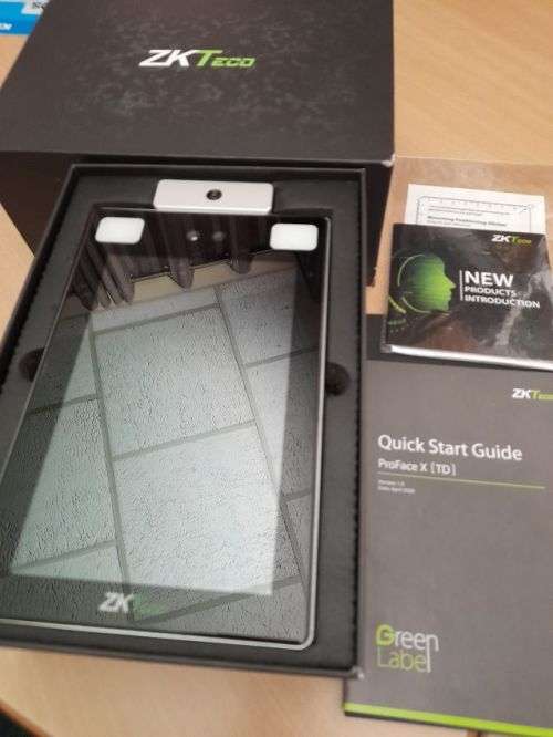 ZKTeco ProFace XTD Biometric Access Control System - Face, Palm, Temperature and Mask