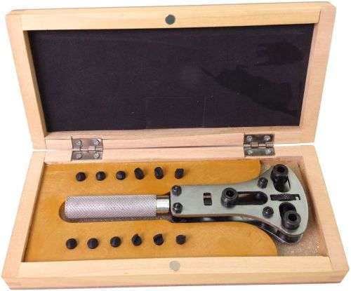 Jaxa Watch Case Opener In Wooden Box