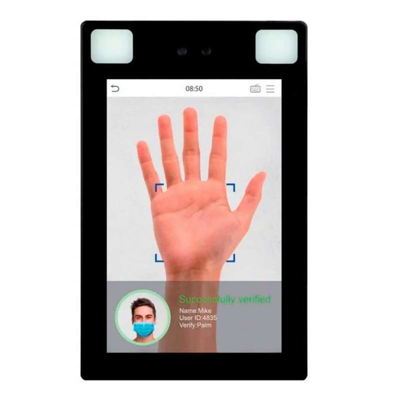 ZKTeco ProFace XTD Biometric Access Control System - Face, Palm, Temperature and Mask