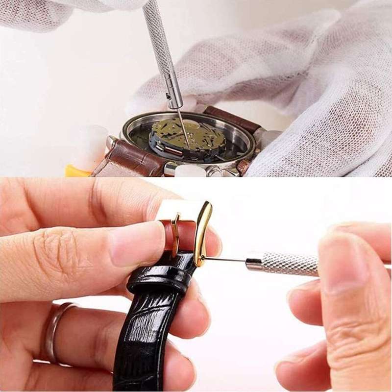 Precision Watchmaker Screwdriver Set Flat Blade - 5 Pcs