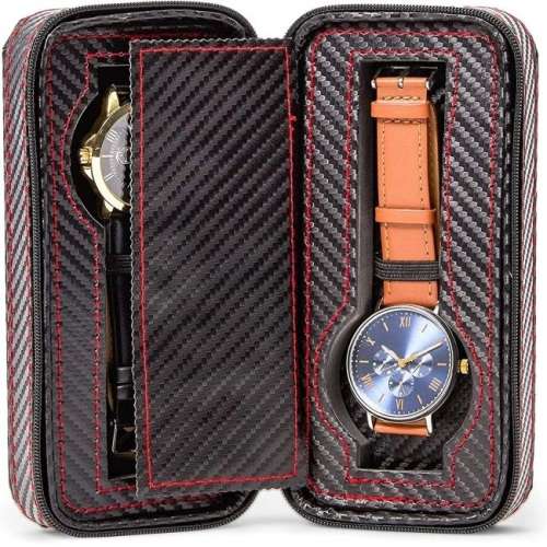 Travel Watch Case For 2 Watches