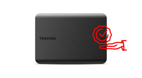 Toshiba Canvio Basics 2TB Portable External Hard Drive USB 3.2