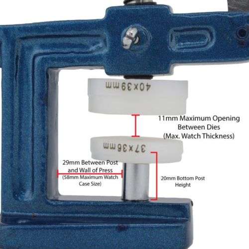 Watch Tool Crystal Press and Case Closer
