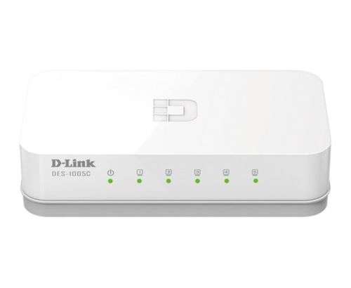 D-Link 5 Port 10/100 Mbps Unmanaged Switch