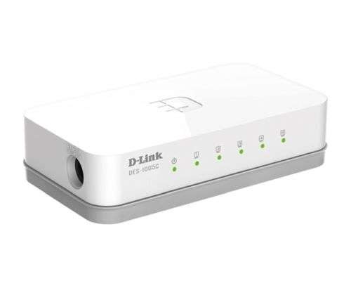 D-Link 5 Port 10/100 Mbps Unmanaged Switch