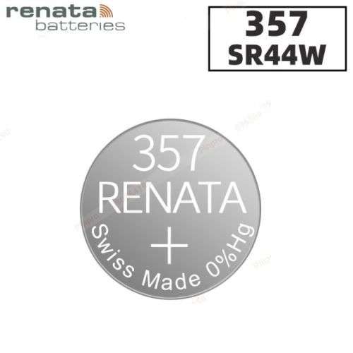 Renata 357 SR44W Silver 1.55V