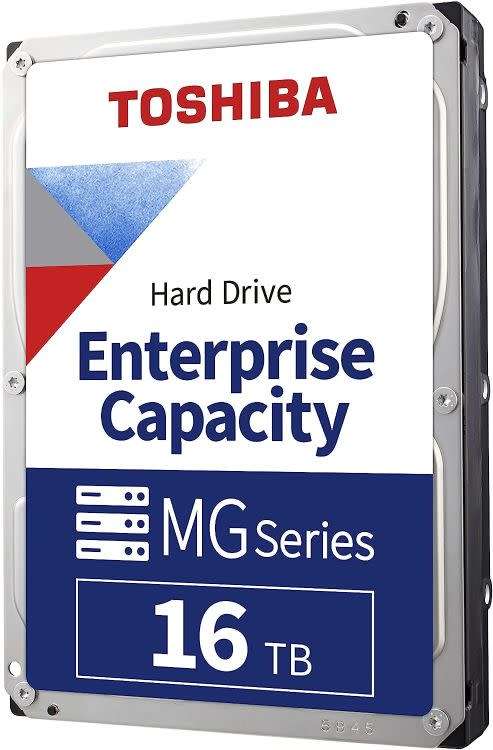 Toshiba 16TB 3.5` Enterprise Hard Drive MG Series ***512MB Buffer***