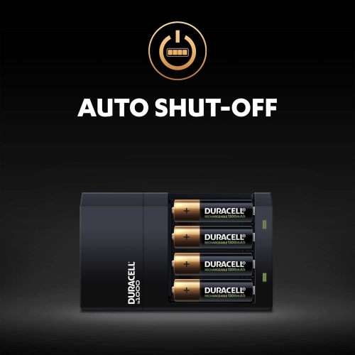 Duracell 4 Hours Battery Charger with 2 AA and 2 AAA