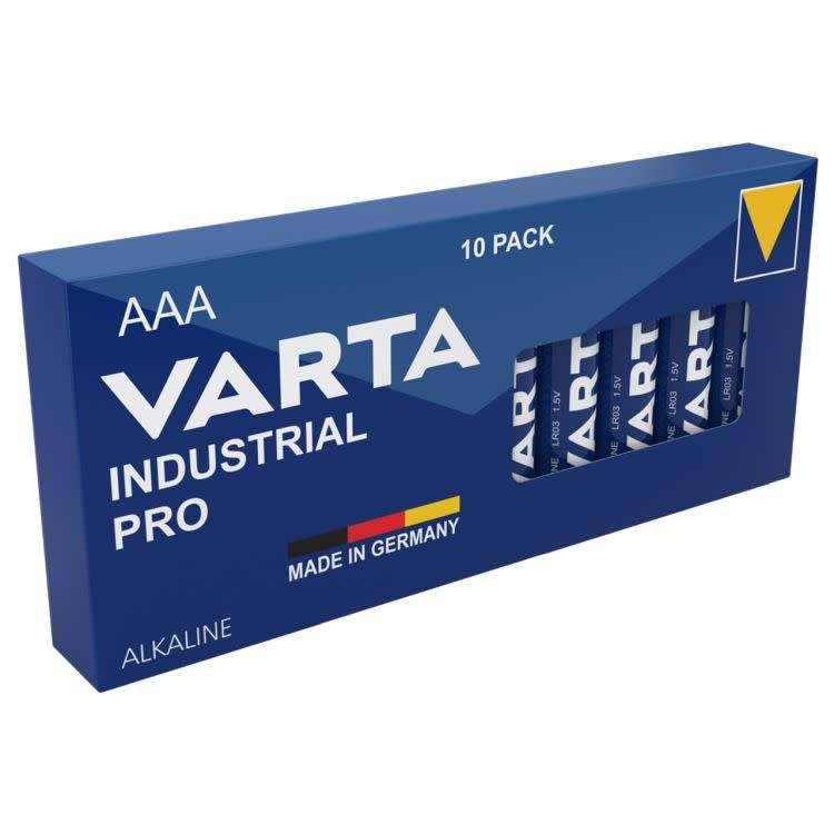 5 x Varta Industrial Pro AAA Batteries 10 Pack