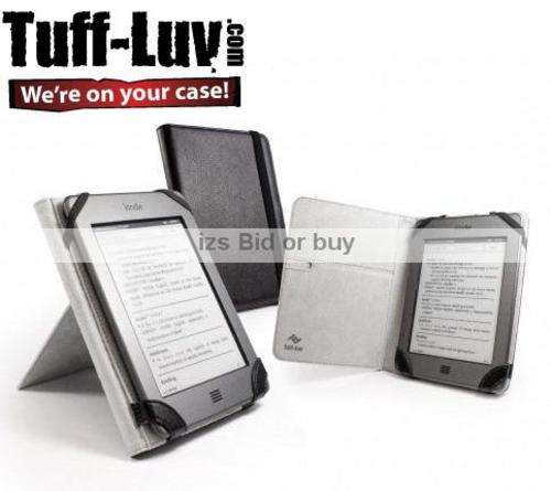 Tuff-Luv BookStyle Cover for Amazon Kindle Touch / Sony PRS-T1 ***NO RESERVE***