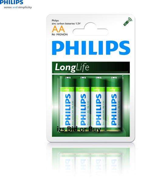 Philips AA Batteries 4 Pack *** DEAL OF THE DAY ***