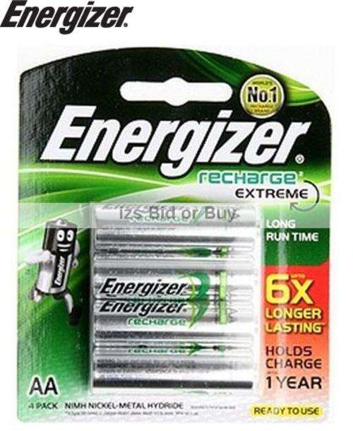 Energizer Rechargeable Extreme AA Batteries 2300mAh - Pack of 4