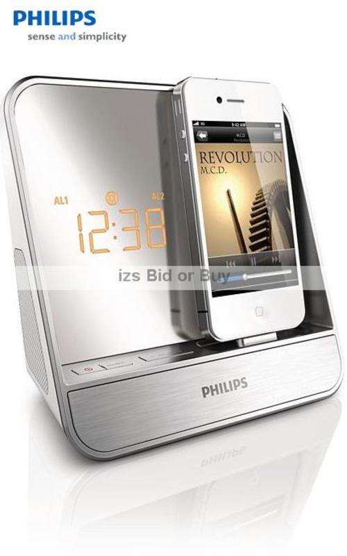 Philips Clock Radio for iPod/ iPhone. App Enhanced *WOW***