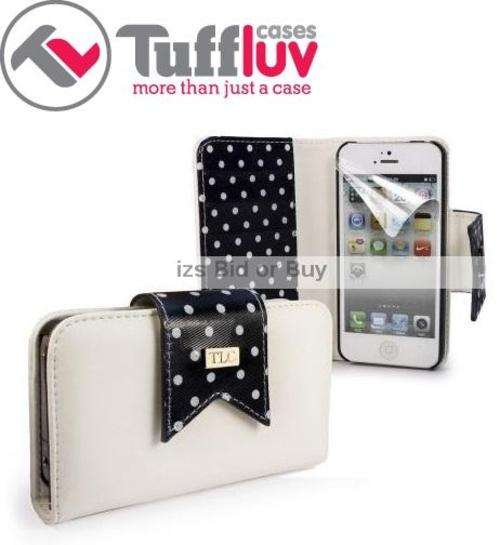 Tuff-Luv Polka iPhone5 Purse ***Free Screen Protector***