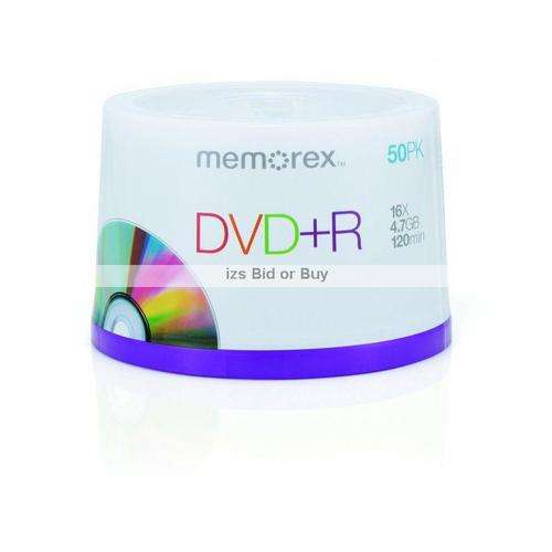 Memorex 50 Pack Blank DVD +R ***NO RESERVE***