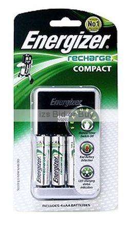 Energizer Compact Charger + 4xAA 1400mAh Batteries ***WOW***