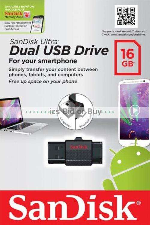 Sandisk Ultra 16GB Dual USB Drive
